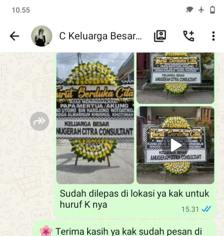 Pengiriman Papan Bunga Duka Ngaglik Bulukerto